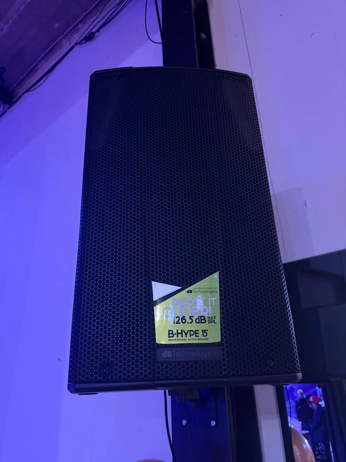 dB Technologies-speaker bij CanDance · foto 2